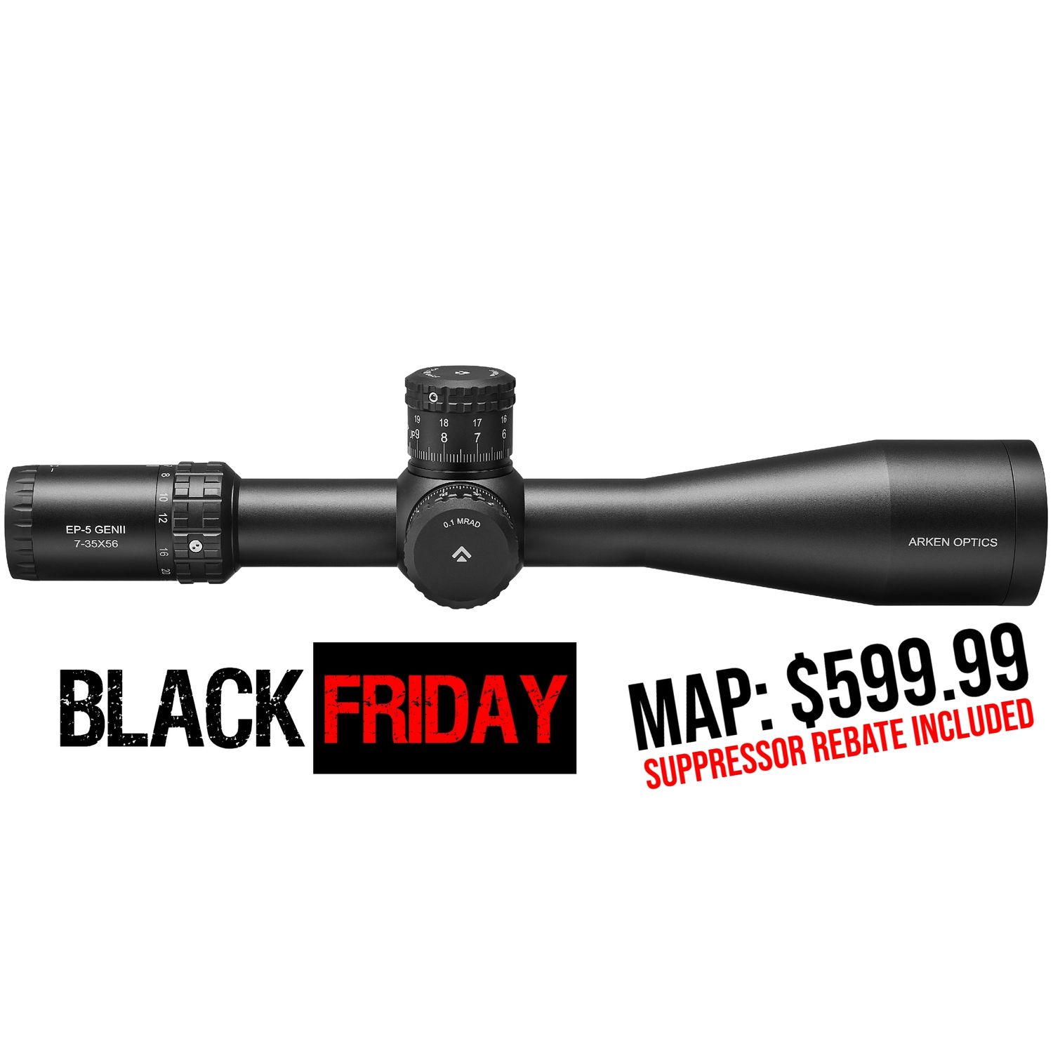 EP-5 7-35X56 Gen 2 FFP Illuminated VPR - Zero Stop - 34mm Tube