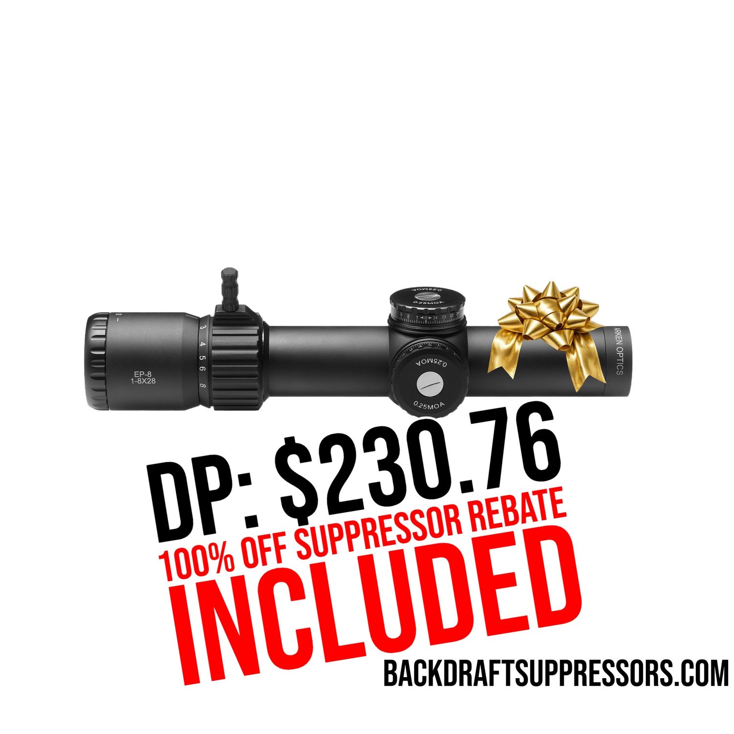 EP-8 1-8x28 FFP LPVO | Illum. KLBOX | 34mm Tube