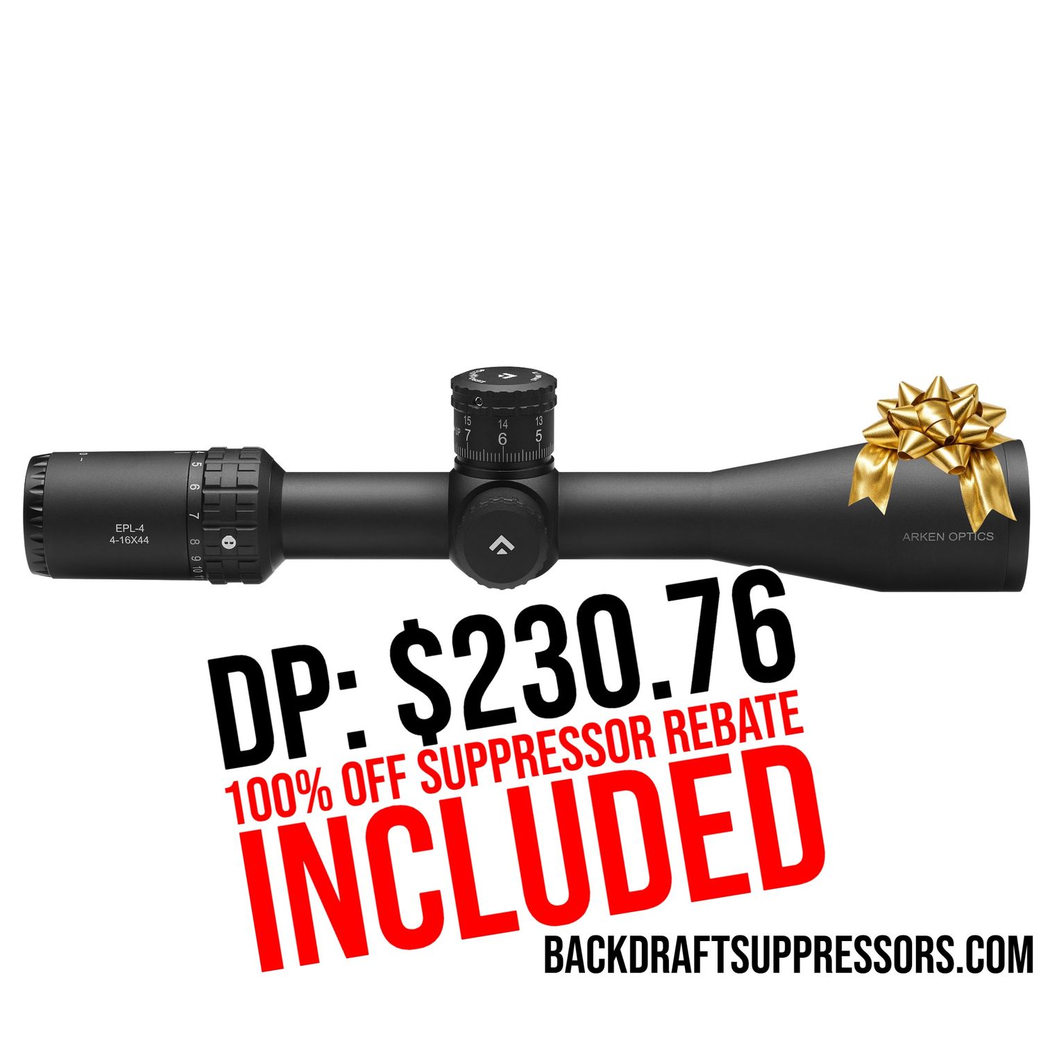 EPL-4 4-16X44 FFP Illuminated VHR - Zero Stop - 30mm Tube