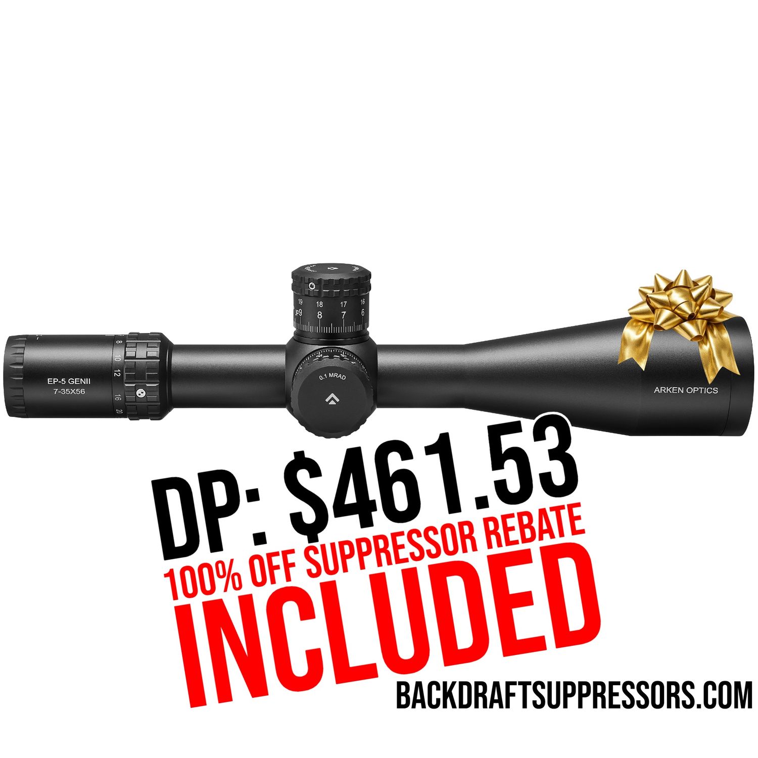 EP-5 7-35X56 Gen 2 FFP Illuminated VPR - Zero Stop - 34mm Tube