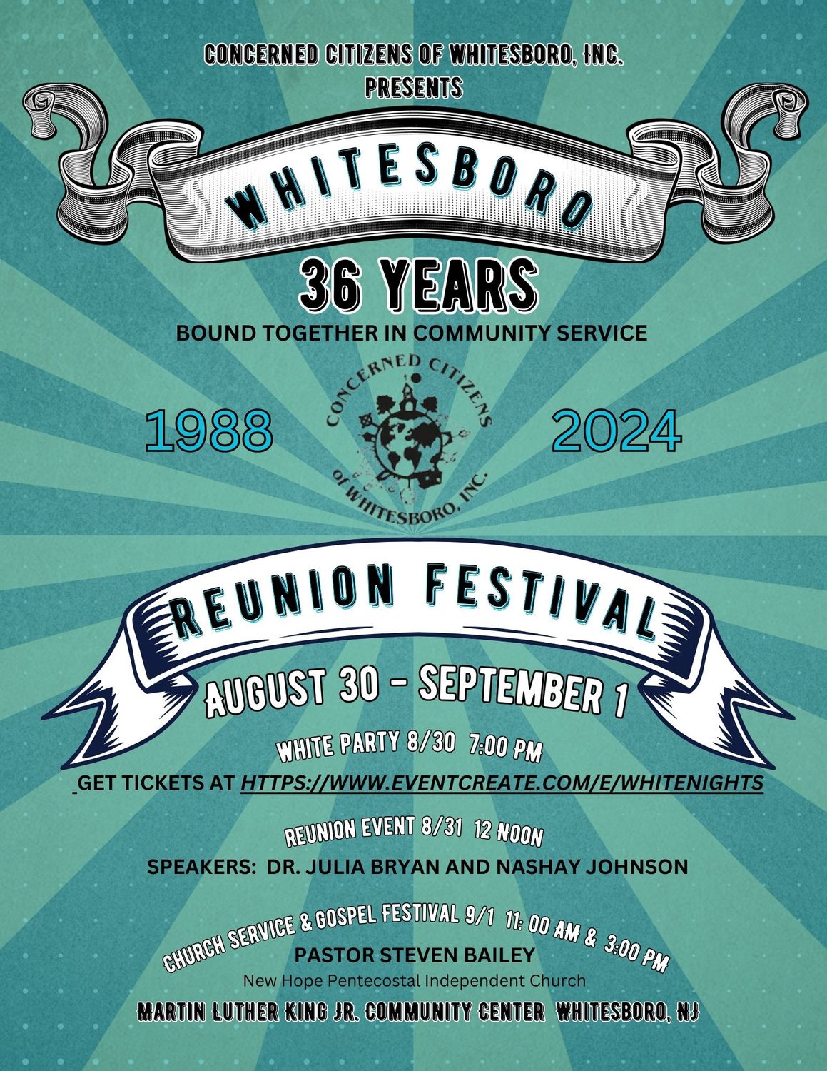 36th Annual Whitesboro Reunion Book