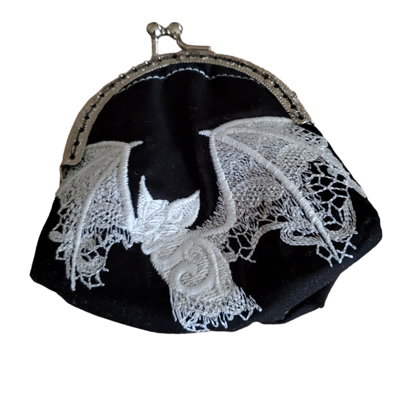 White Bat coin purse