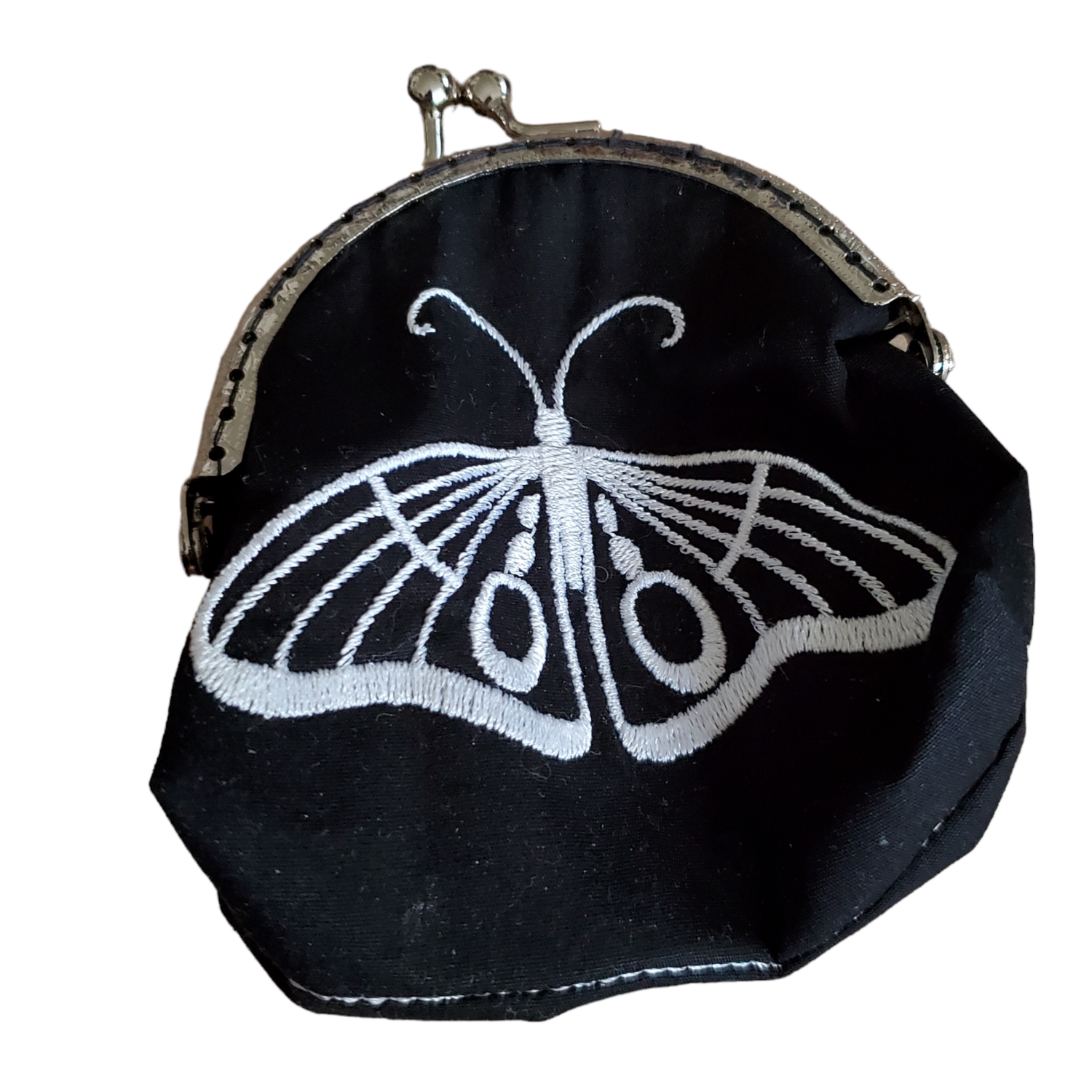 White Butterfly coin purse