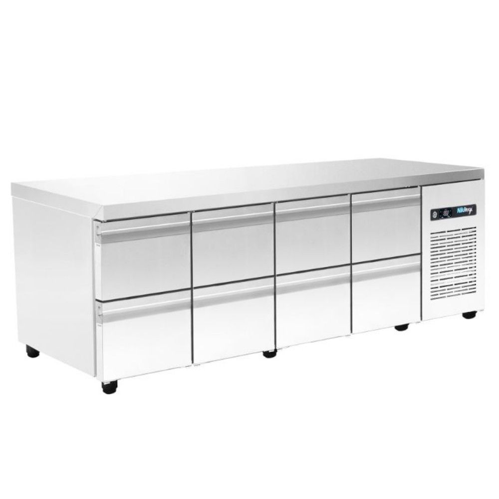 Onderhoudsarme werkbank met machine