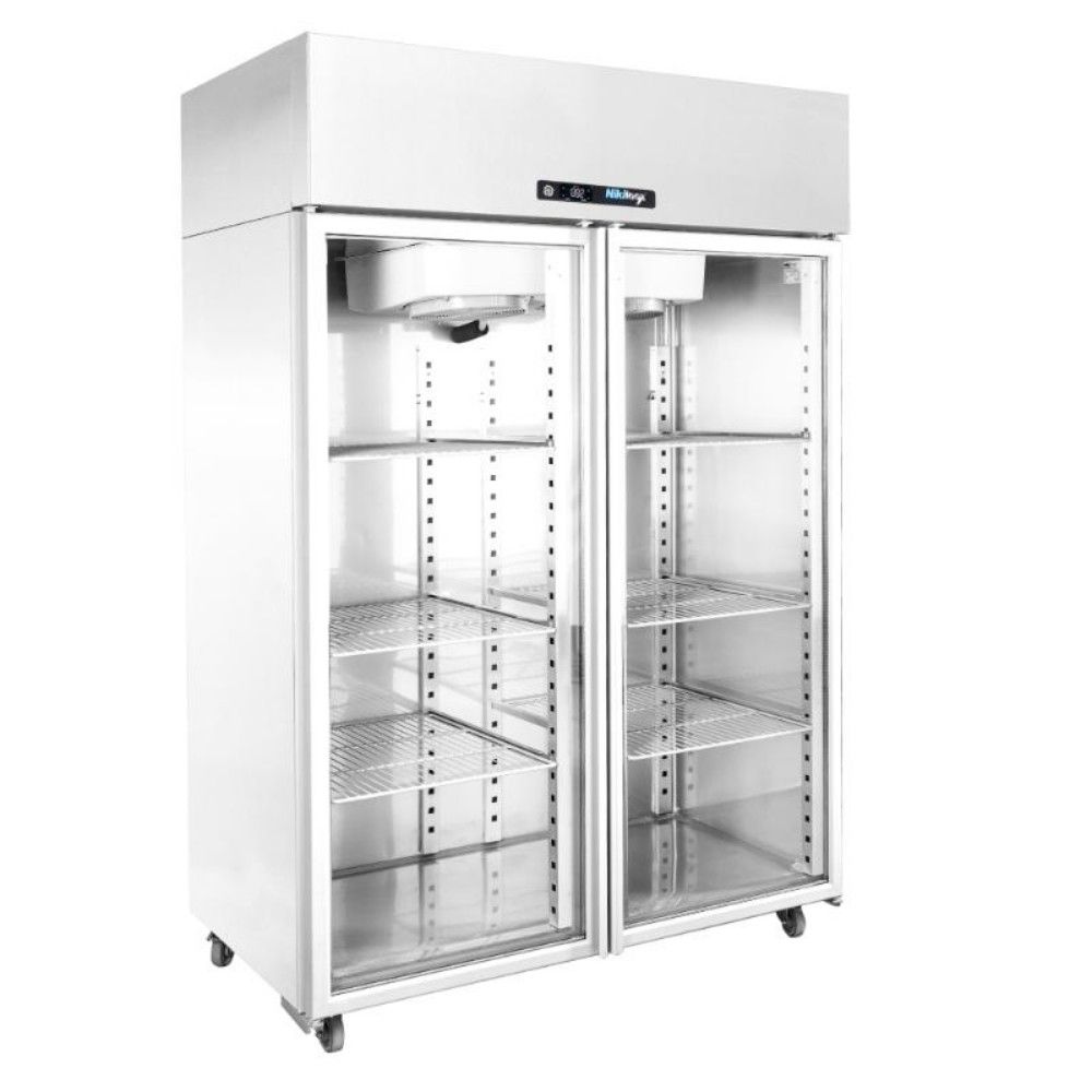 Koel-vriescombinatie met glazen deuren TH KA 140MG