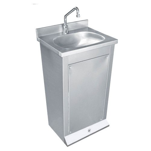 lans met voetventiel