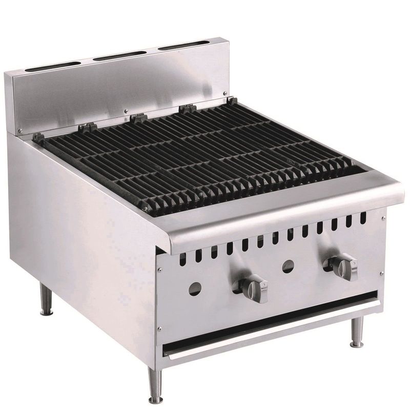 GAS LAVASTEENGRILL 2 BRANDERS