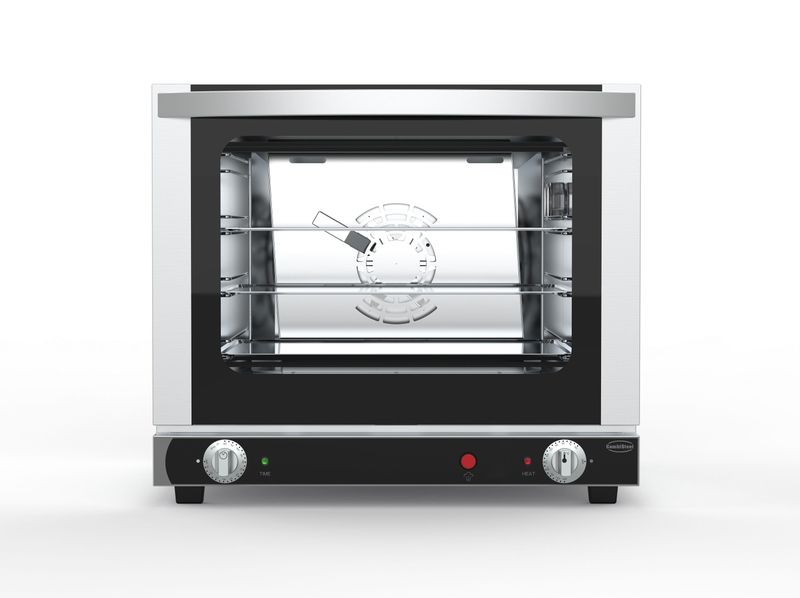 ELEKTRISCHE HETELUCHTOVEN MET LUCHTBEVOCHTIGER, 4 X 430 X 325 MILLI