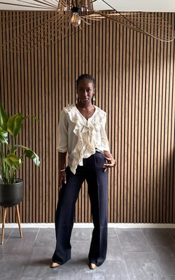 Pantalon blauw