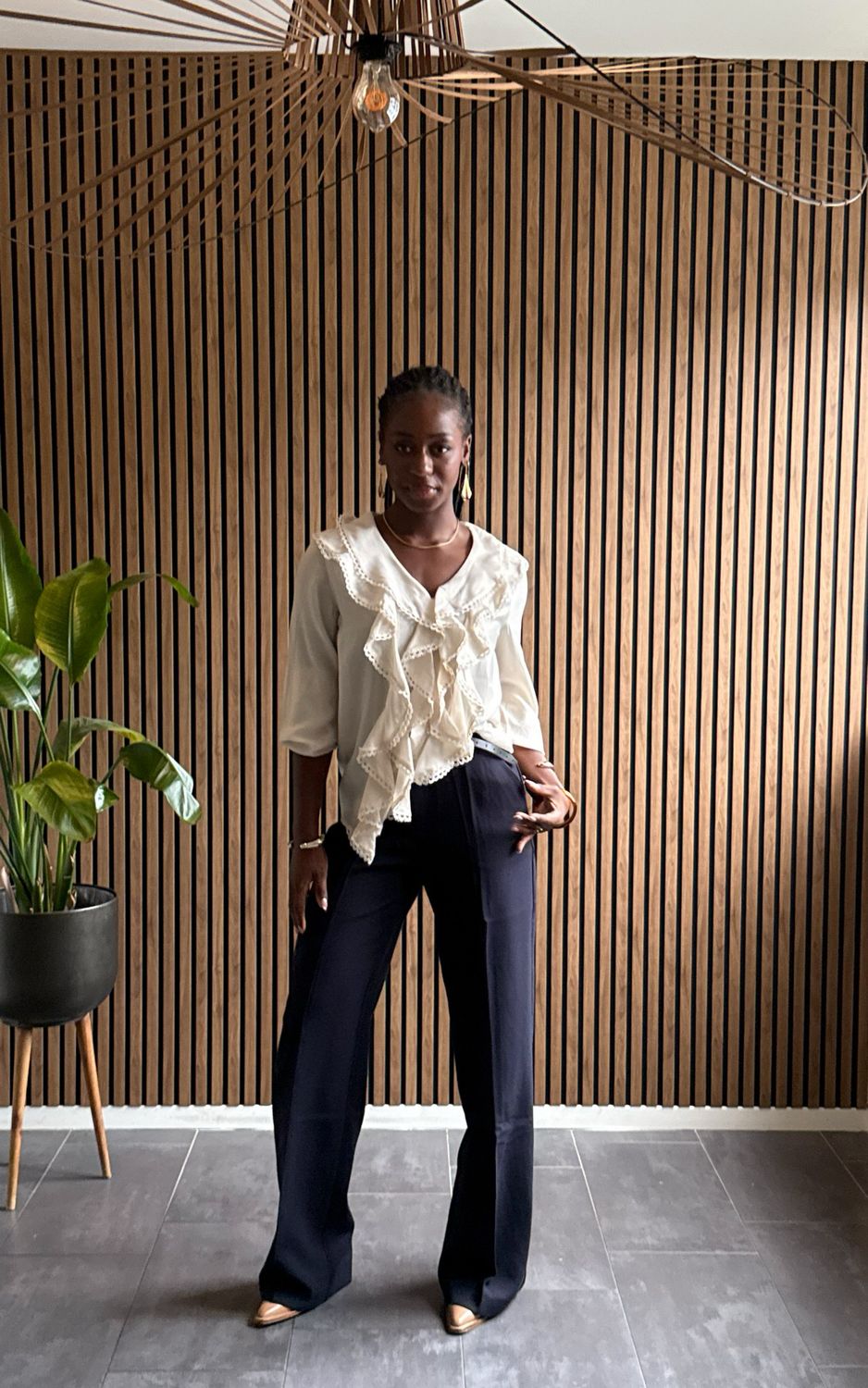 Pantalon blauw