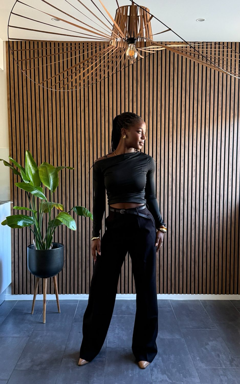 Pantalon Zwart
