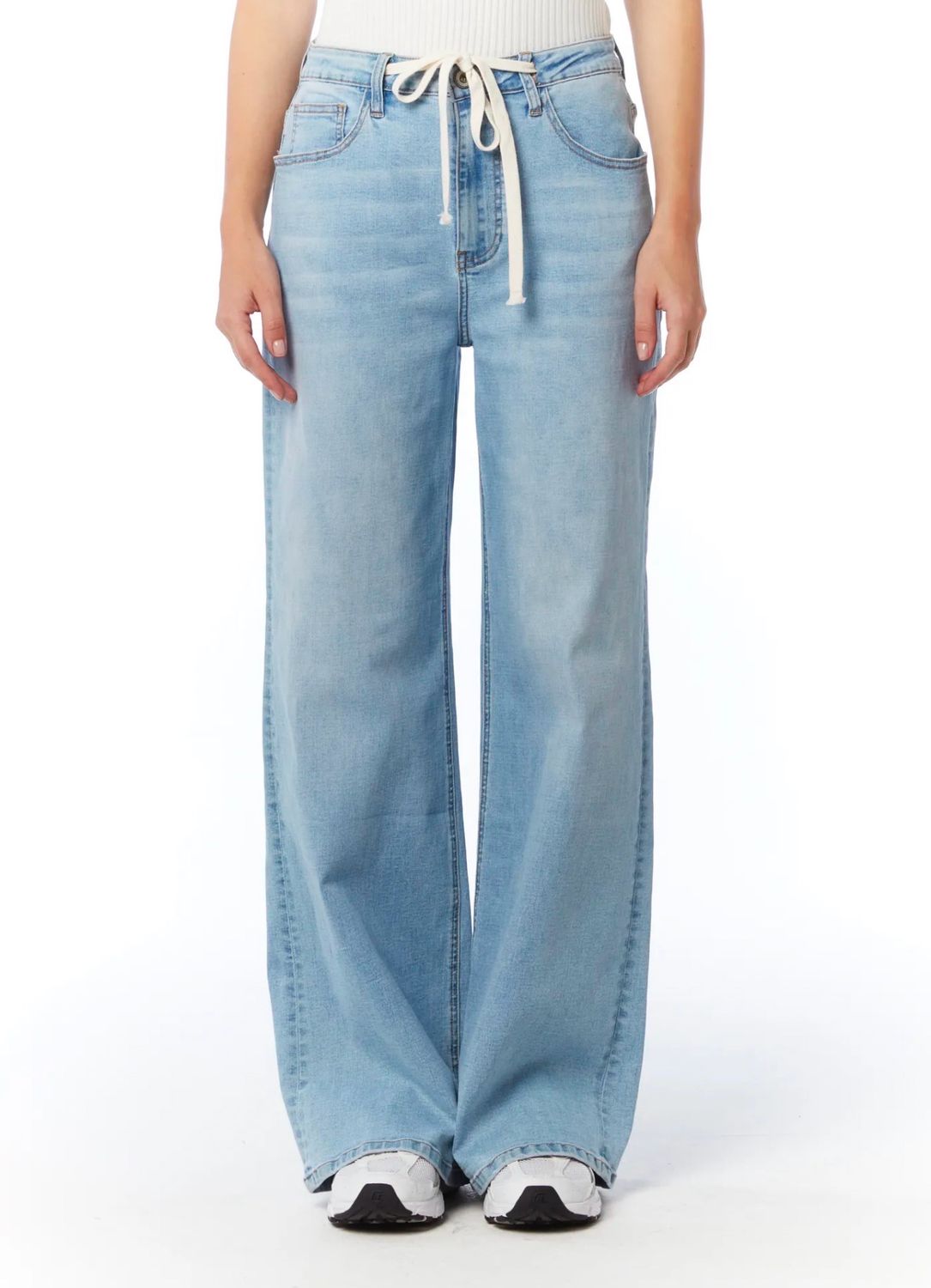 Jeans wide leg koord