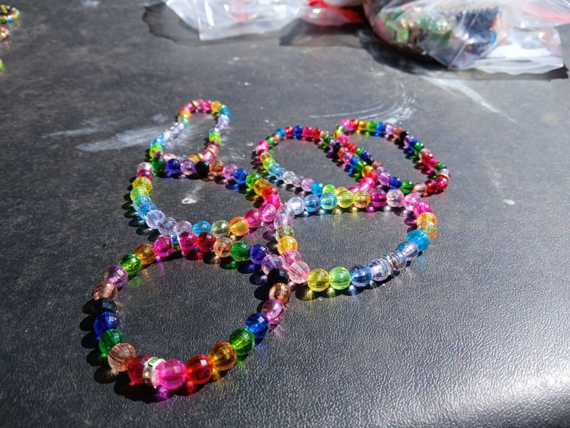 Multicolor Rondelle Bracelets