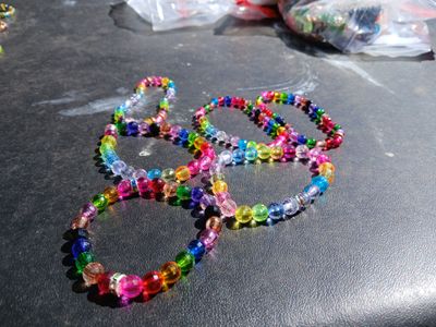 Multicolor Rondelle Bracelets