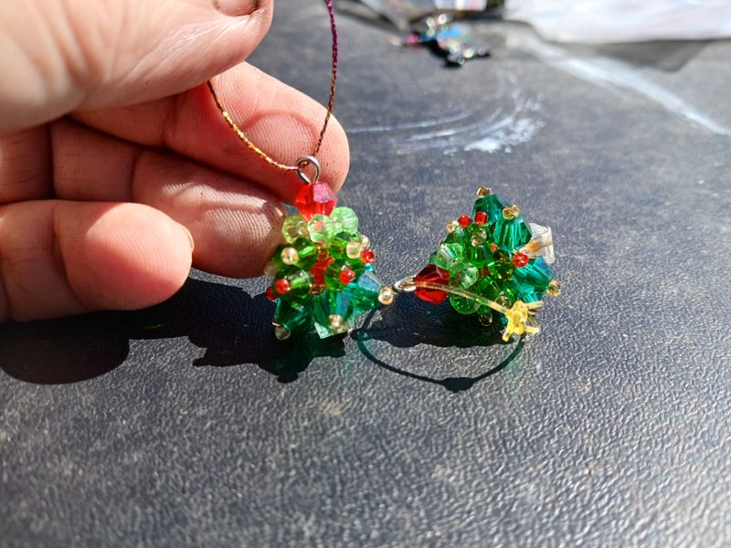 Beaded Tree Ornament