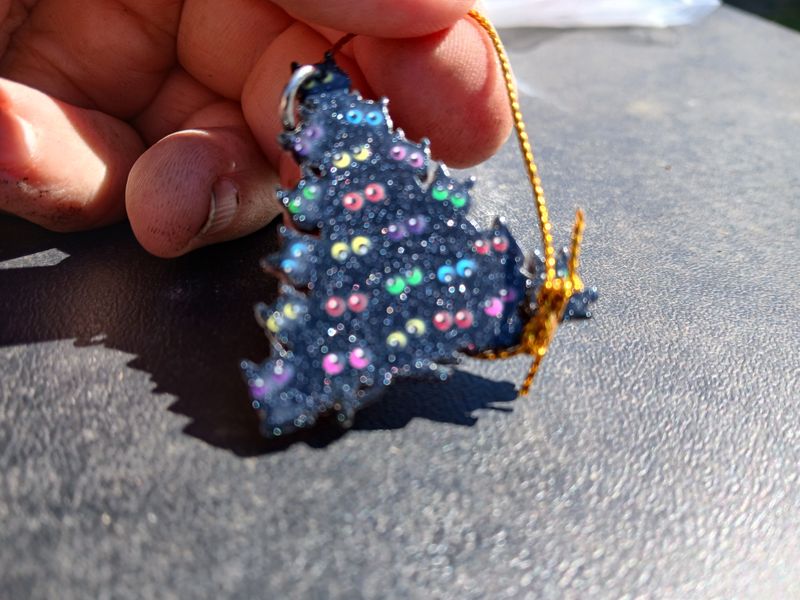 Cat Eye Tree Ornament