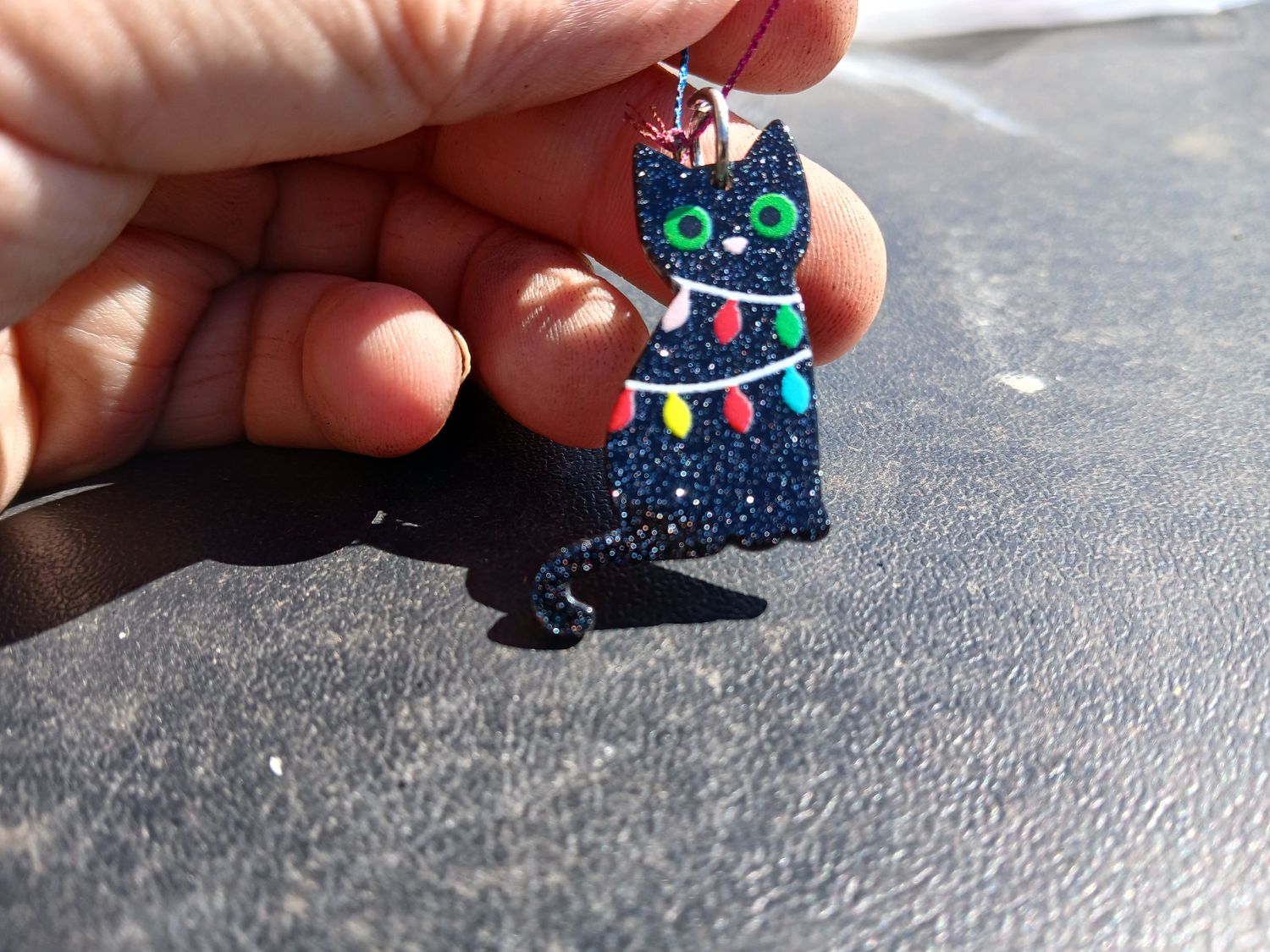 Cat with Lights Ornament