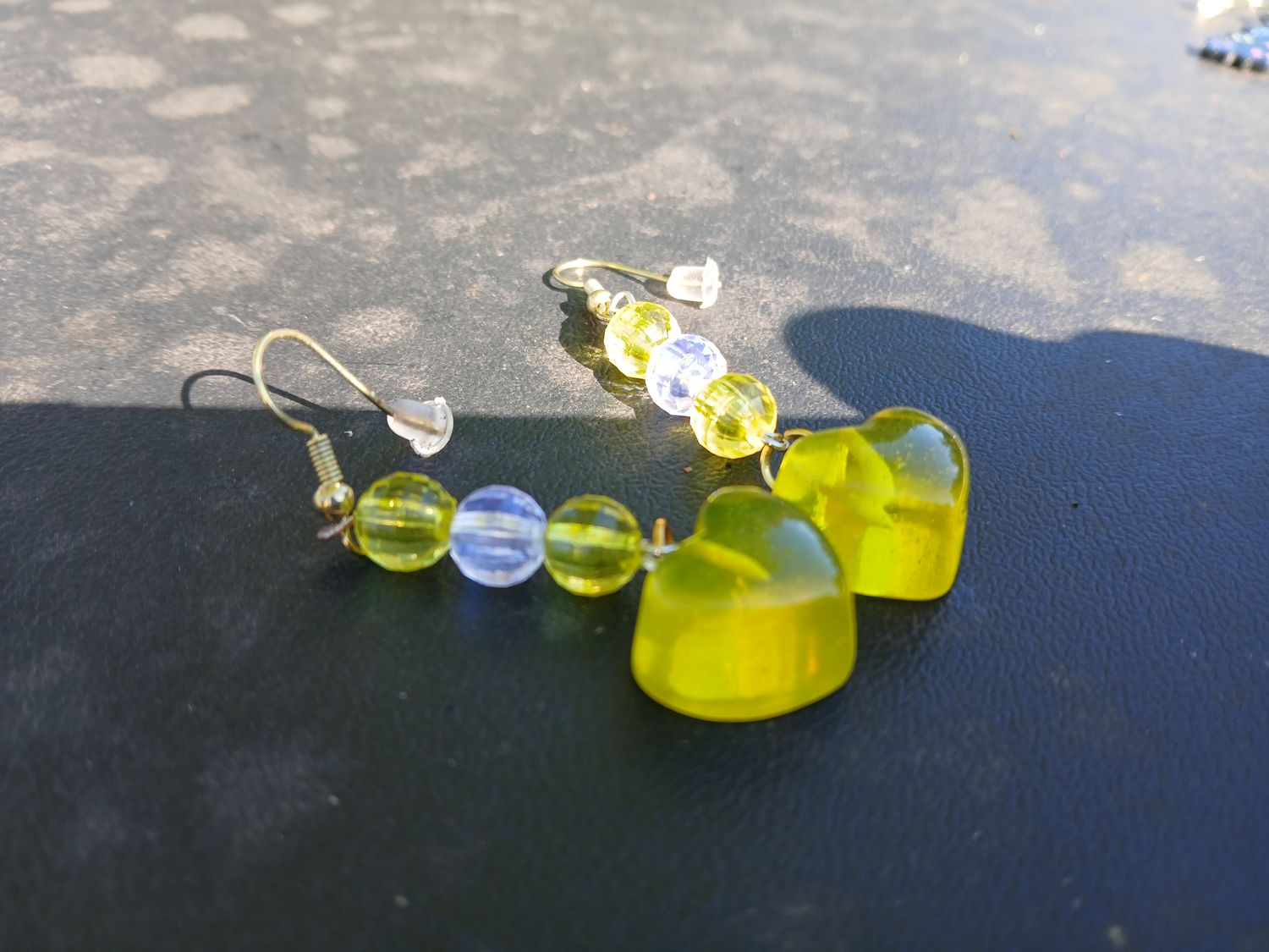 Large Heart Earrings