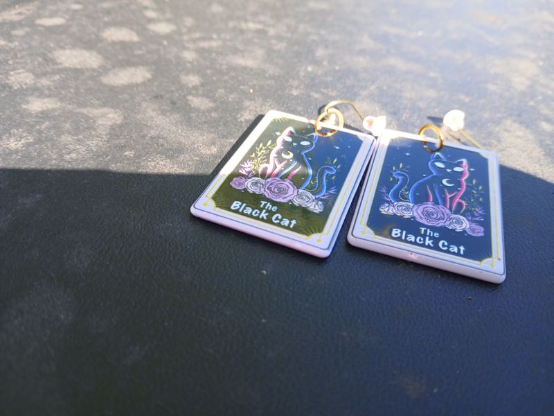 Tarot Card Earrings