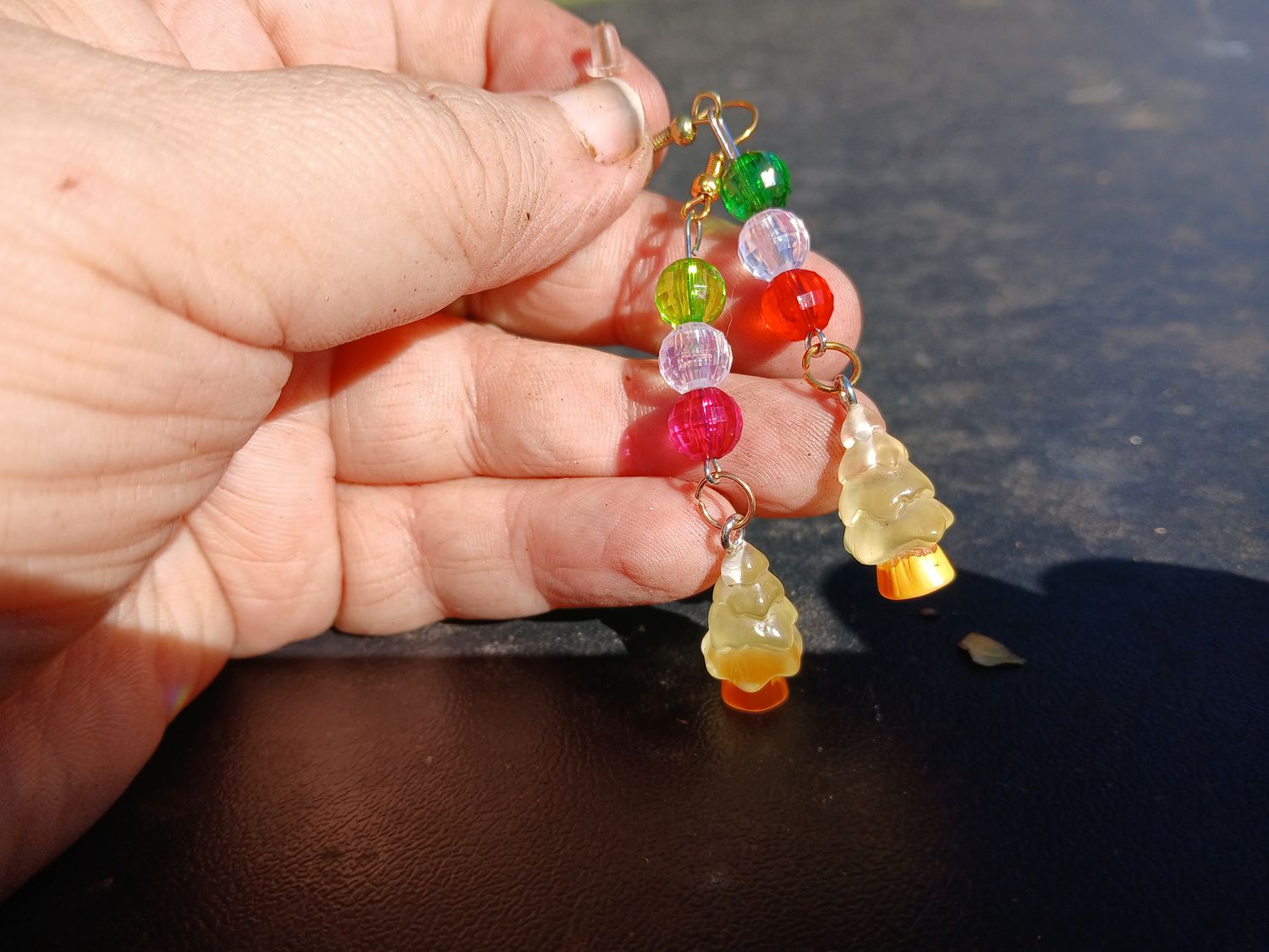 3d Tree Earrings