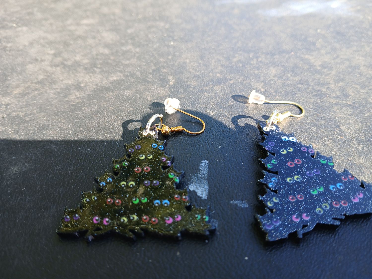 Cat Eye Tree Earrings