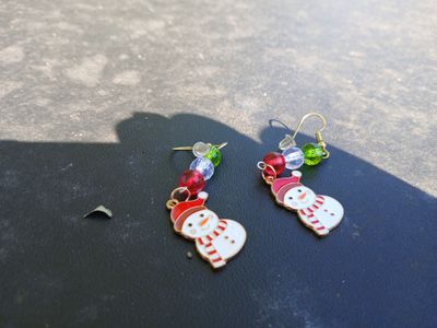 Snowman Earrings