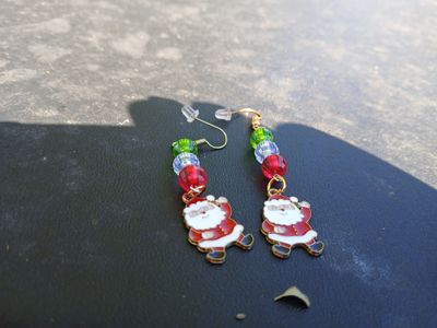 Santa Earrings