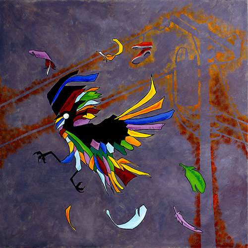 &quot;Crow&quot; print, Street Menagerie series