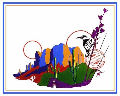&quot;Superstition Wren&quot; print