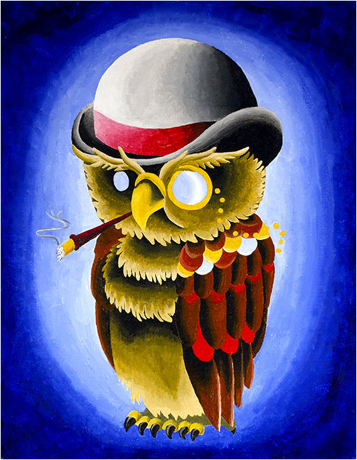 &quot;Hoot Suit&quot; print