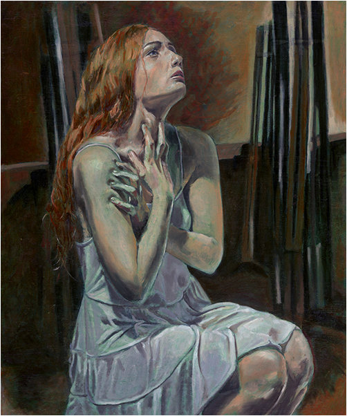 &quot;Discarded Girl&quot; Print, Addiction series