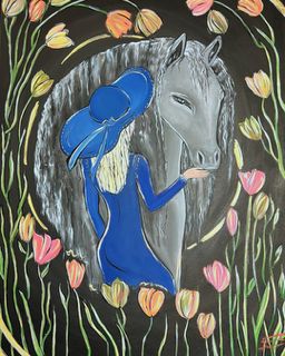 Queen Eden / Kunstgemälde