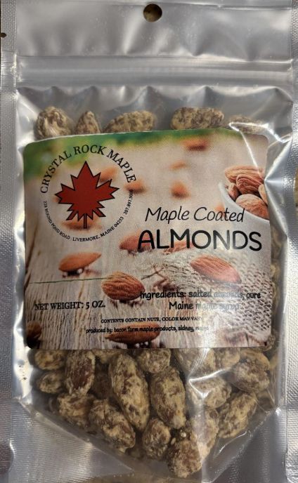 Maple Coated Almonds