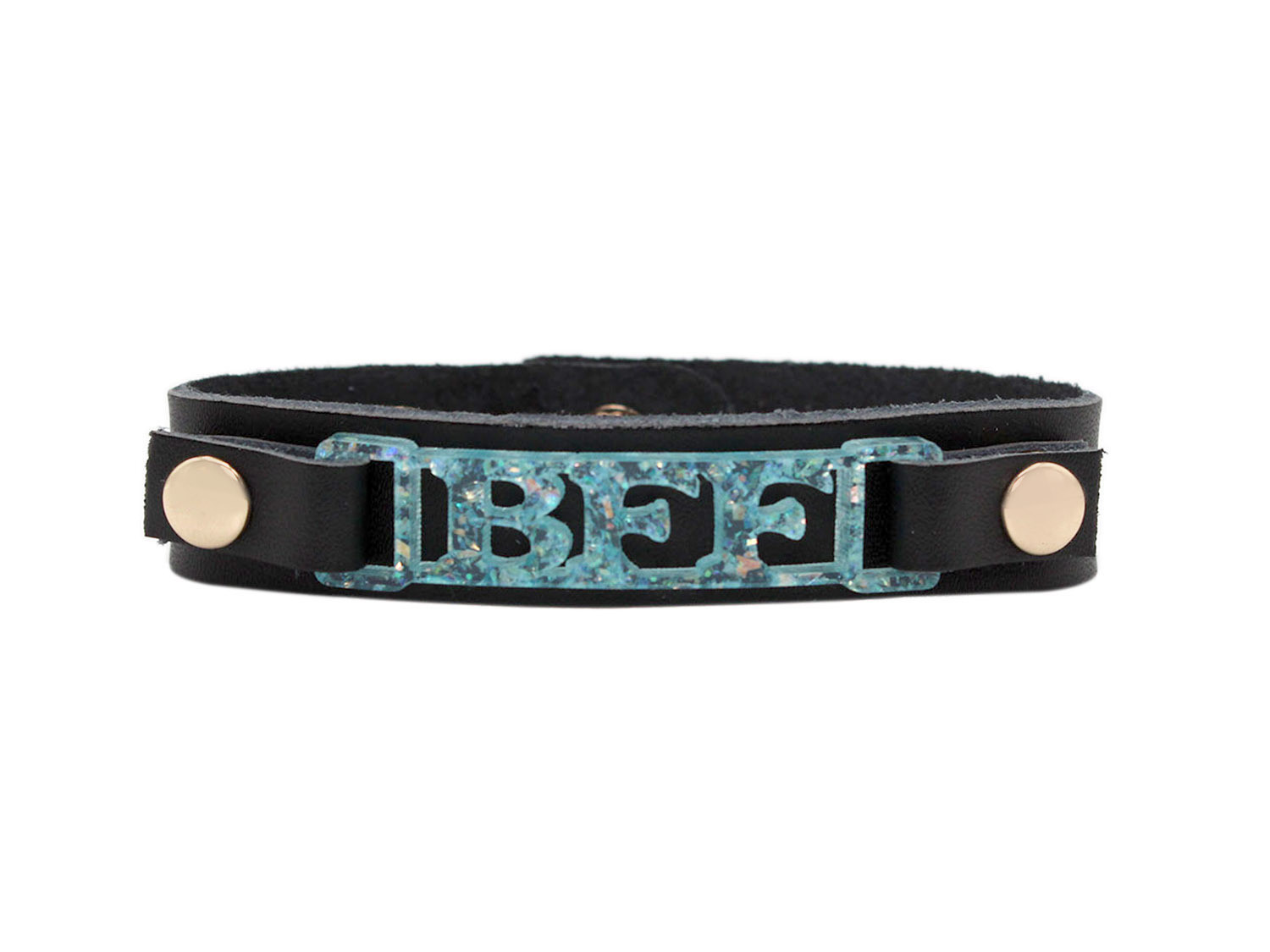 Metropolitan Cuff with Zoe Style Plaque "BFF"