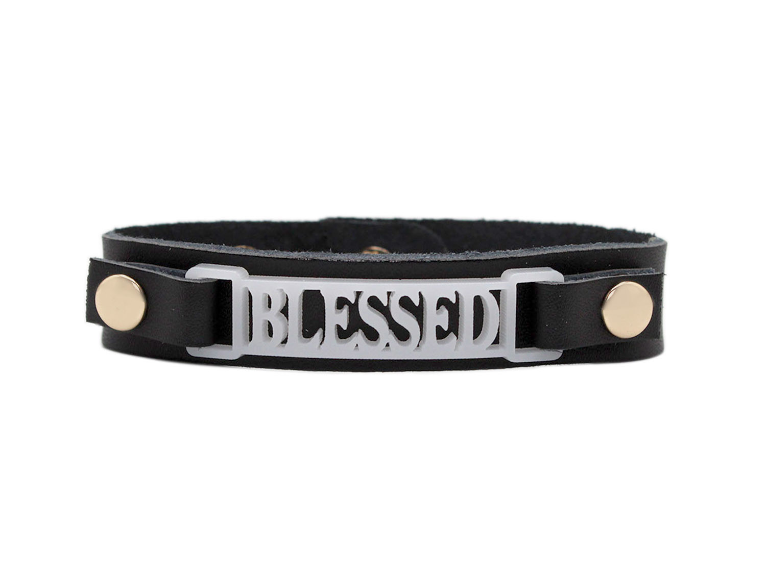 Metropolitan Cuff with Zoe Style Plaque "Blessed"