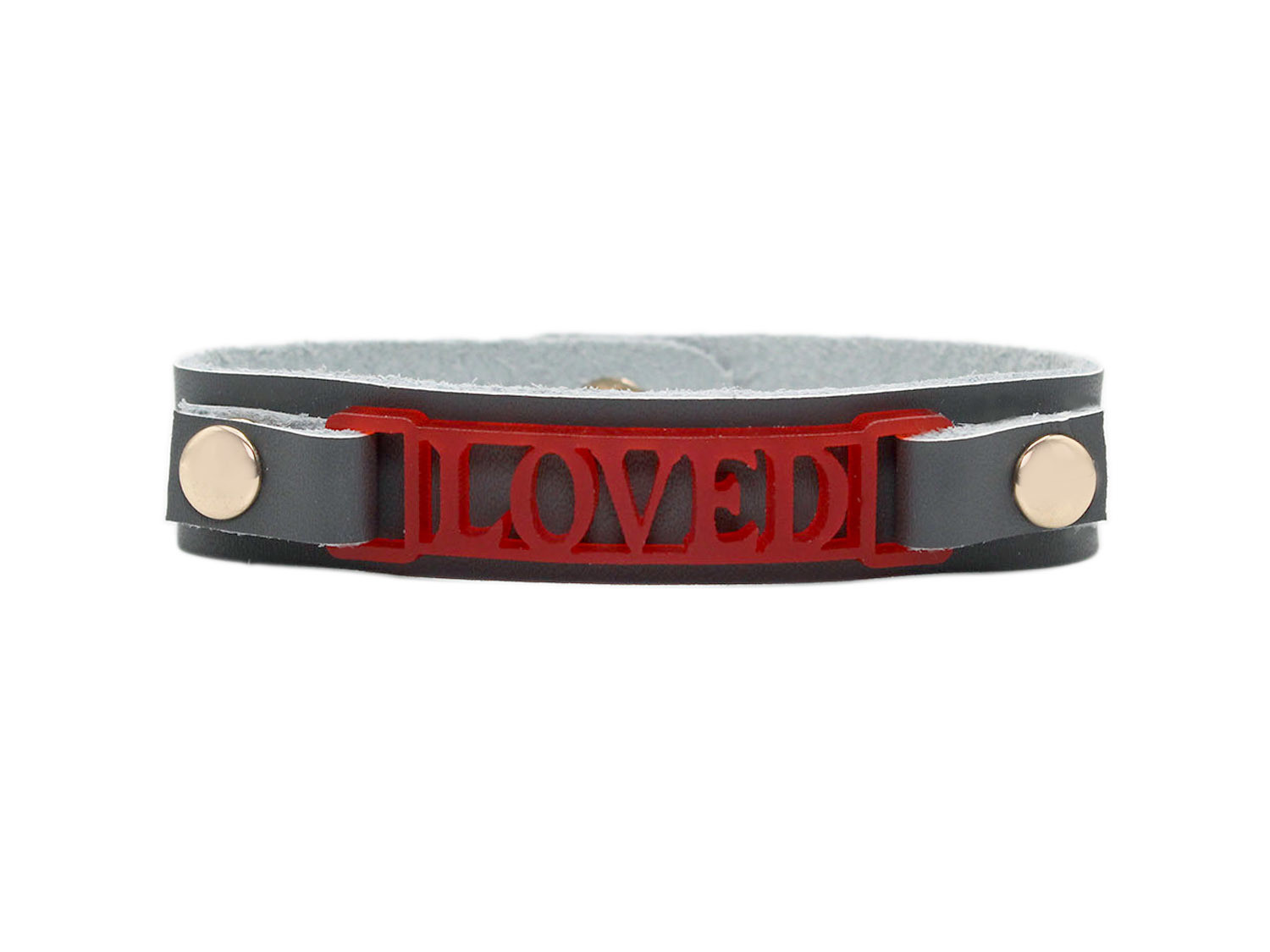 Metropolitan Cuff with Zoe Style Plaque "Loved"