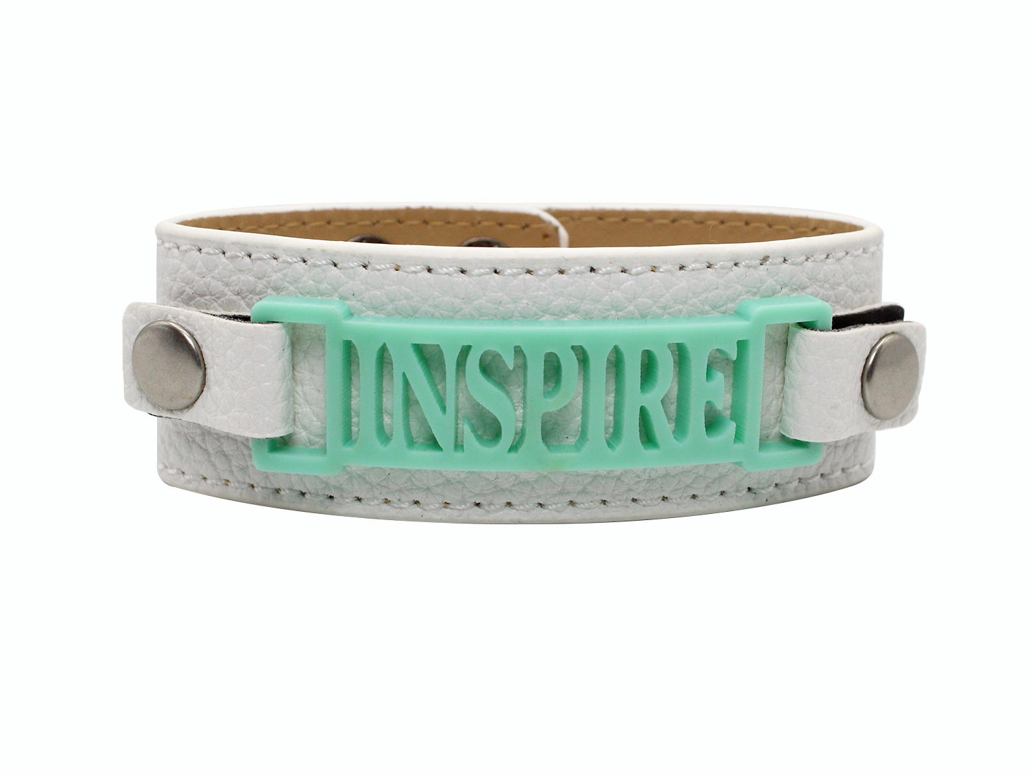 Classic Cuff with Zoe Style Plaque &quot;Inspire&quot;