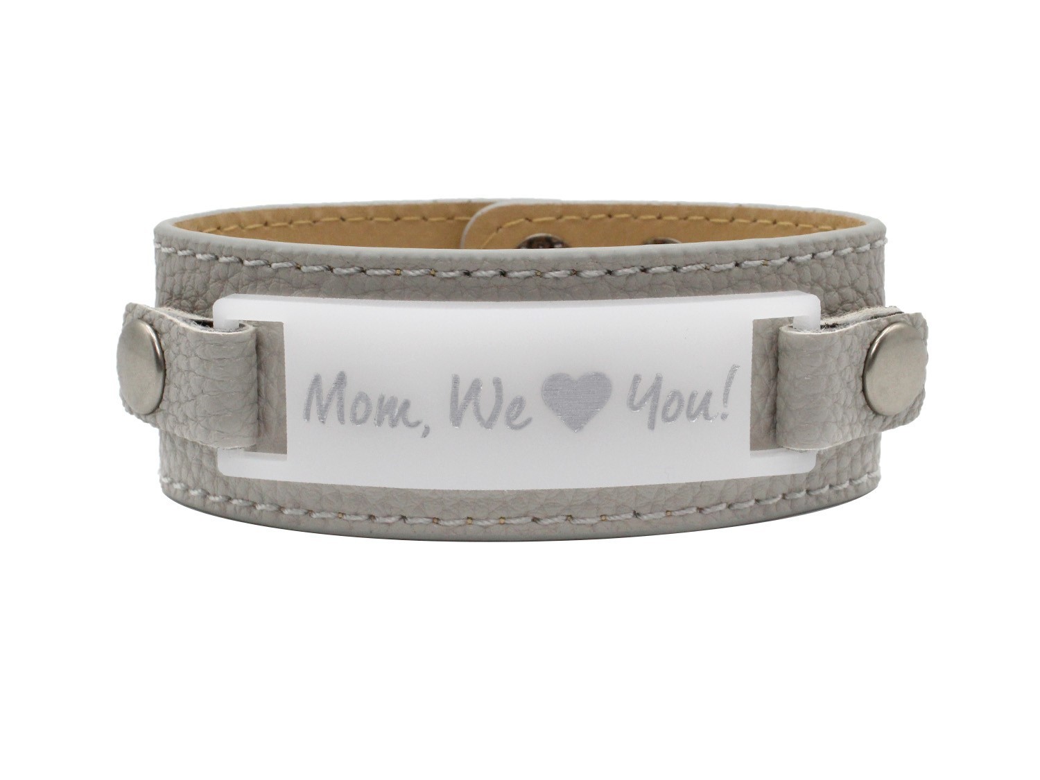 Personalized Cuff Bracelet with Message of Love