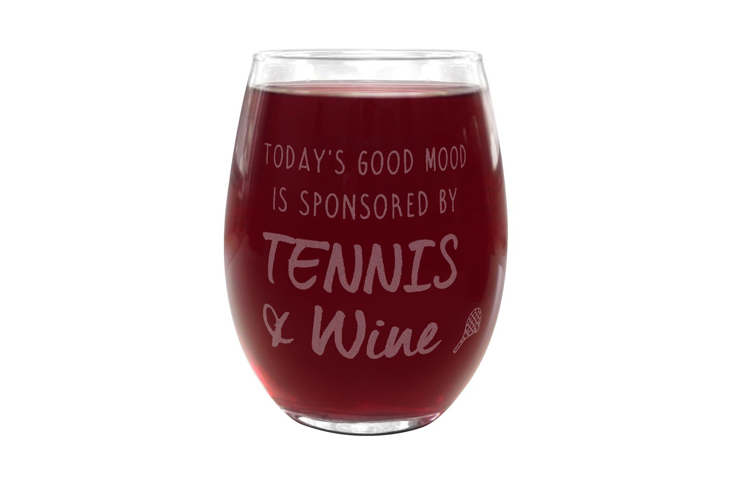 Custom Saying Stemless Wine Glass