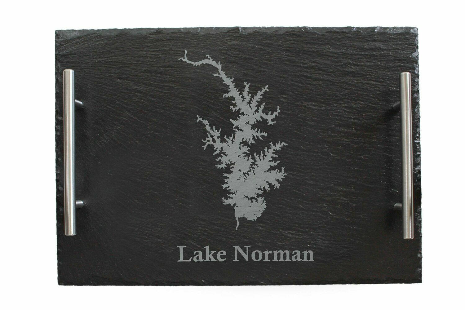 Body of Water w/Location Name Slate Serving Tray