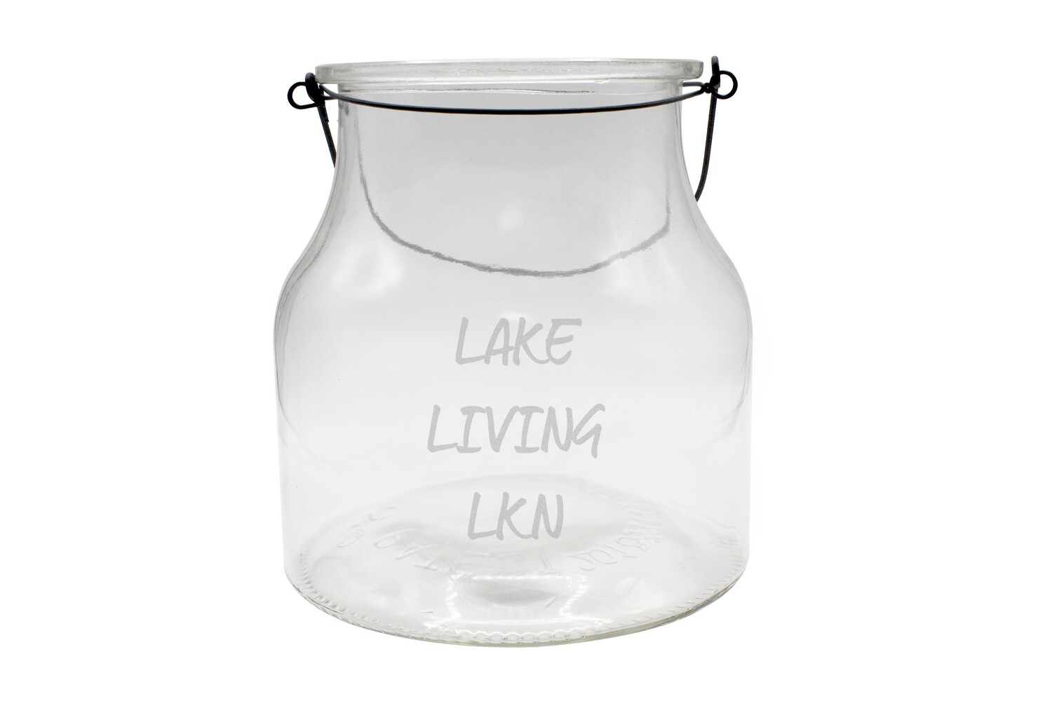 Personalized Clear Glass Lantern
