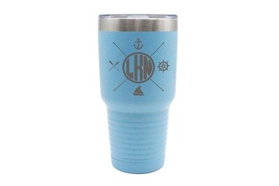 Custom Location with Nautical Themes Insulated Tumbler 30 oz