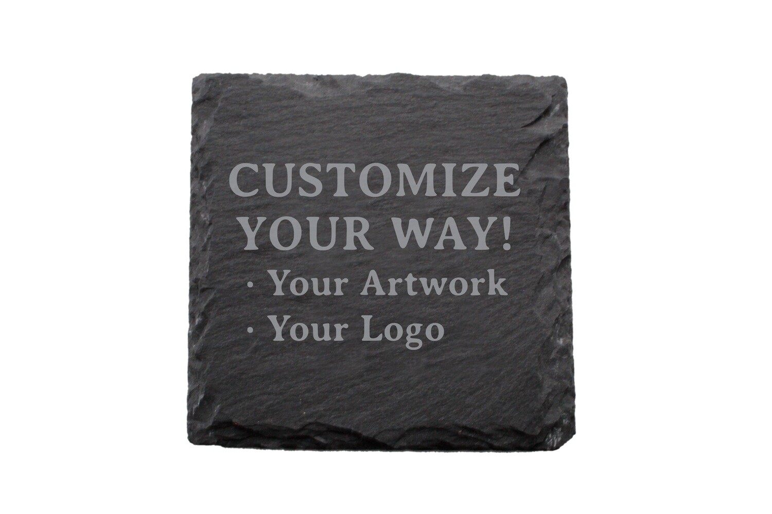 Customize Your Way Slate Coaster Set
