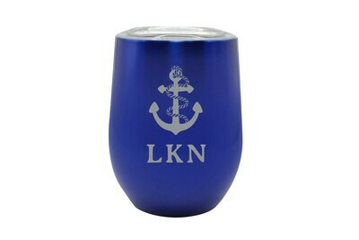 Anchor w/Rope & Customized Location Insulated Tumbler 12 oz