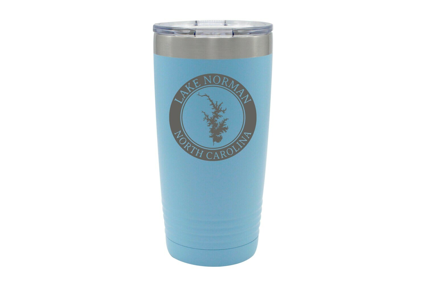 Body of Water w/Circle & Customized Location Insulated Tumbler 20 oz