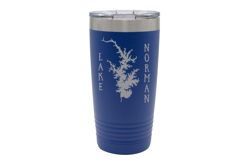 Body of Water & Vertical Customized Location Insulated Tumbler 20 oz