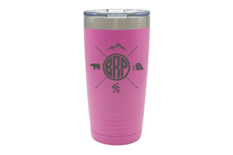 Recreation themes with Customized Location Abbreviation Insulated Tumbler 20 oz