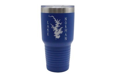 Body of Water & Vertical Customized Location Insulated Tumbler 30 oz