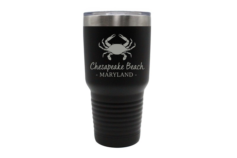 Crab & Customized Location Insulated Tumbler 30 oz