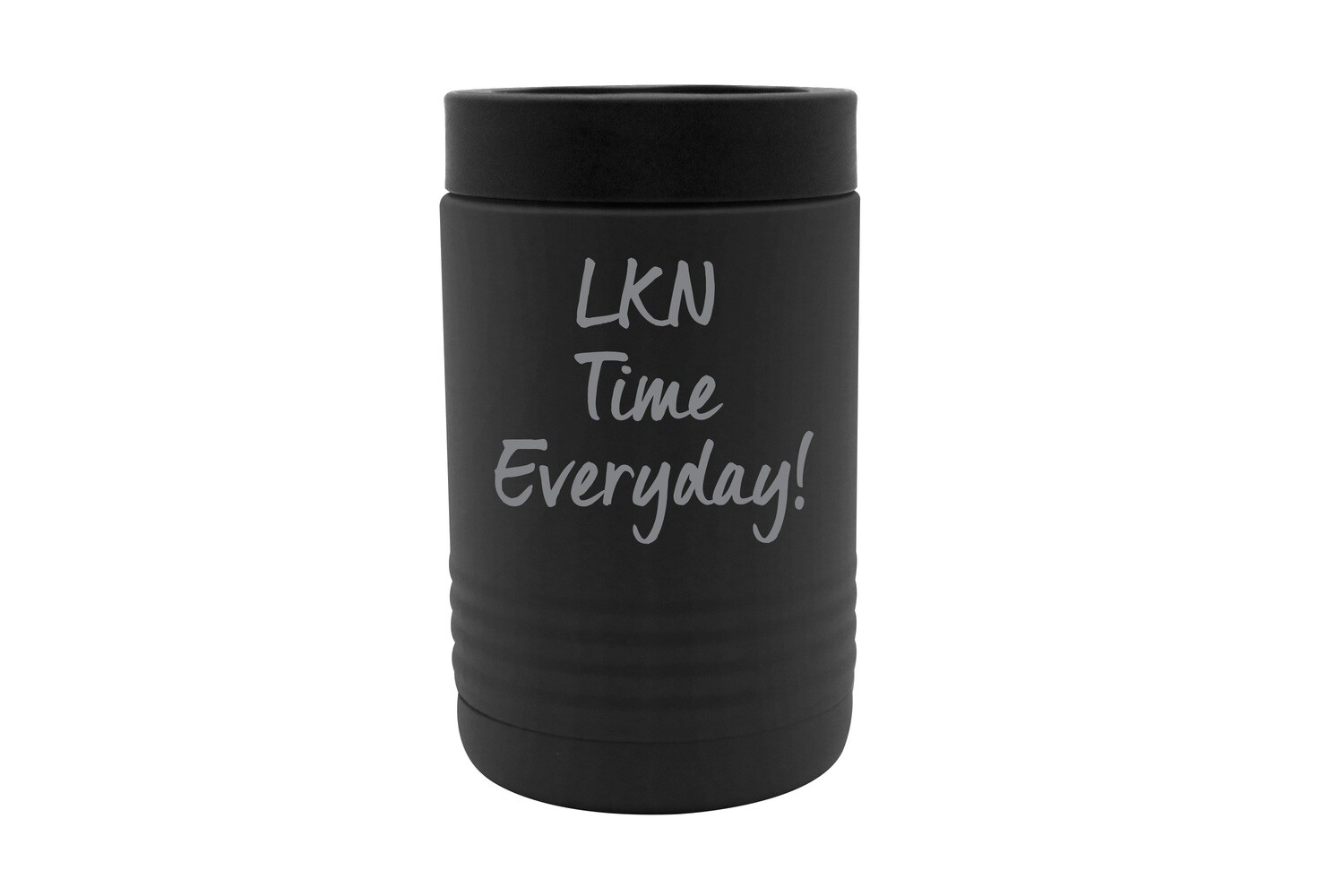 Customized Location "LKN" Time Everyday Insulated Beverage Holder